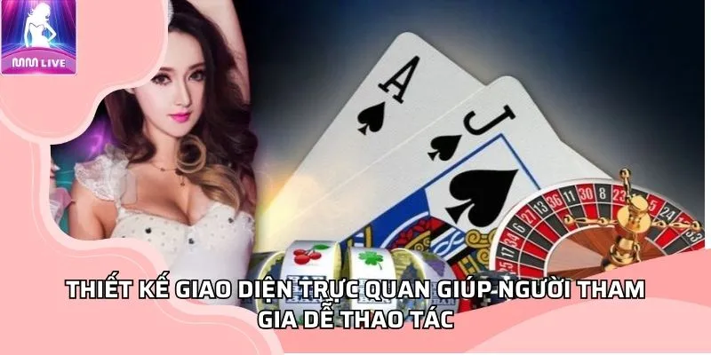 Thiết kế giao diện trực quan giúp người tham gia dễ cập nhật mmlive